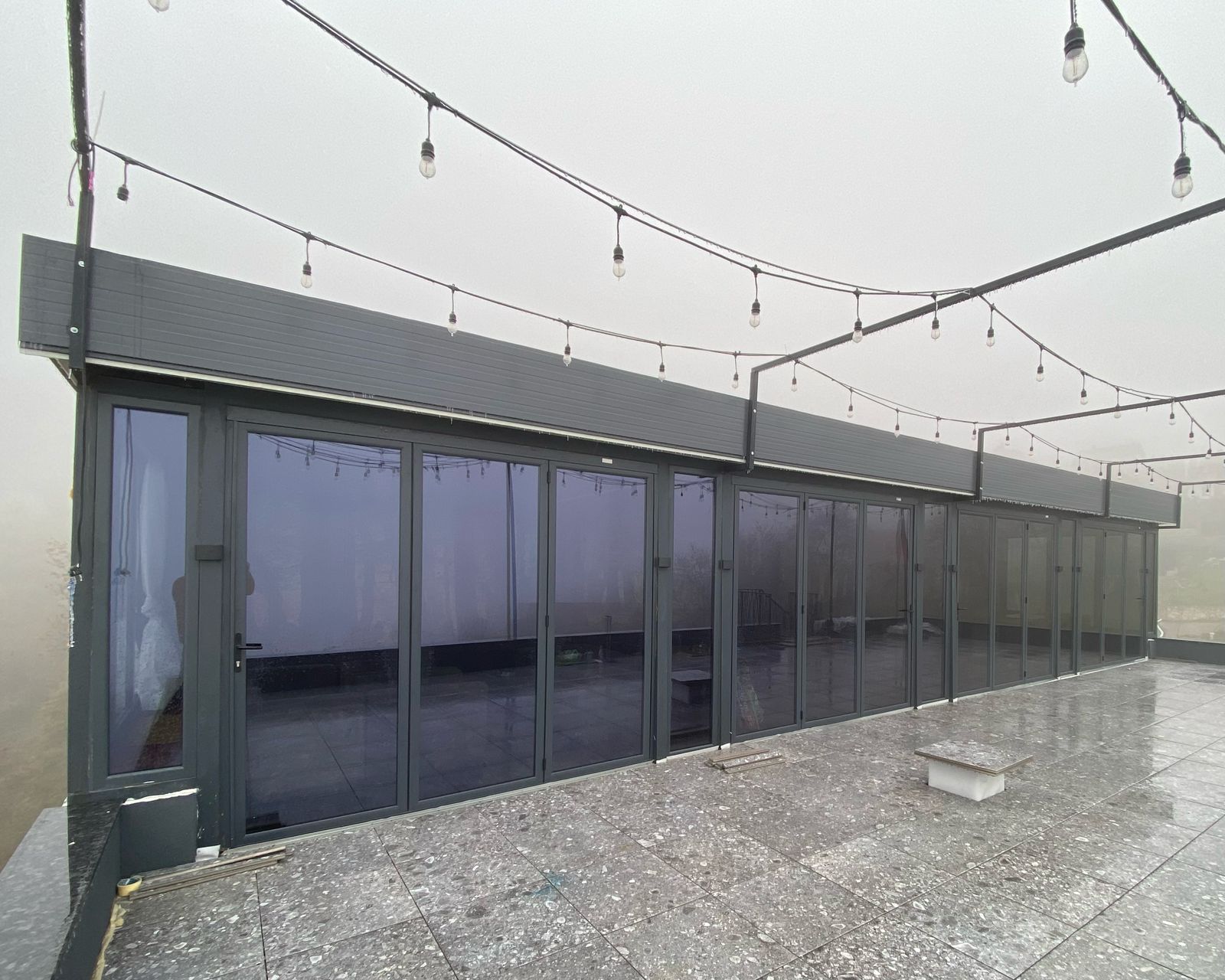 Folding Aluminum Doors in Jezerc, Kosovo