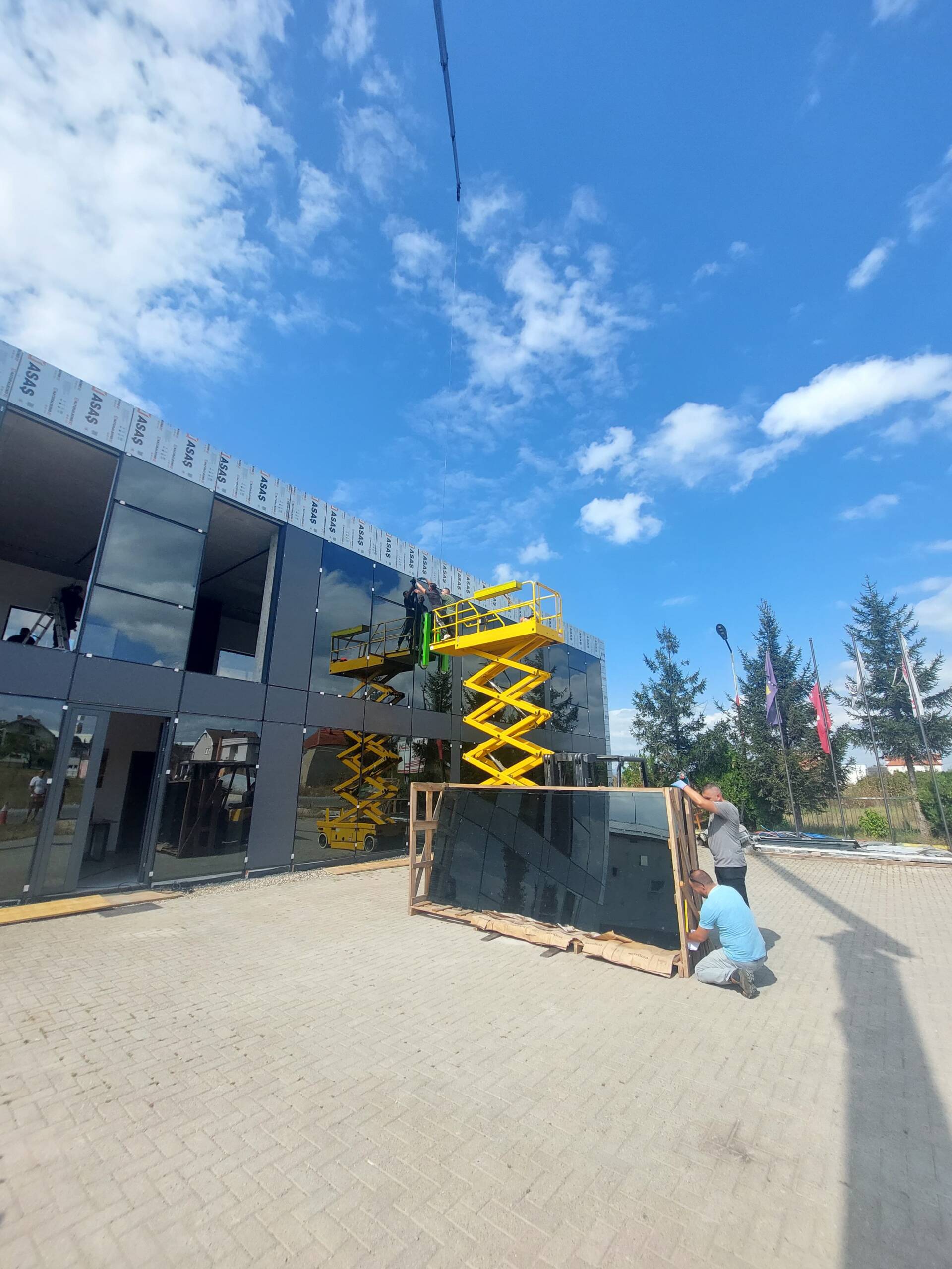Aluminum and Alucobond Facade Processed and Installed in Ferizaj, Kosova